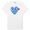 Women's Colored Heart Tee - Blue