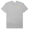 Women's Gold Heart T-Shirt - Grey