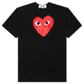 Women's Heart T-Shirt - Black