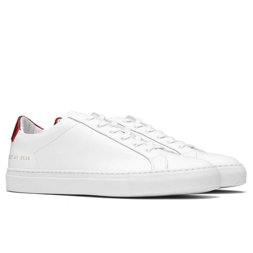 2257 Retro Low - White/Red