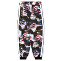 Loose Fit Track Pants - All Over White