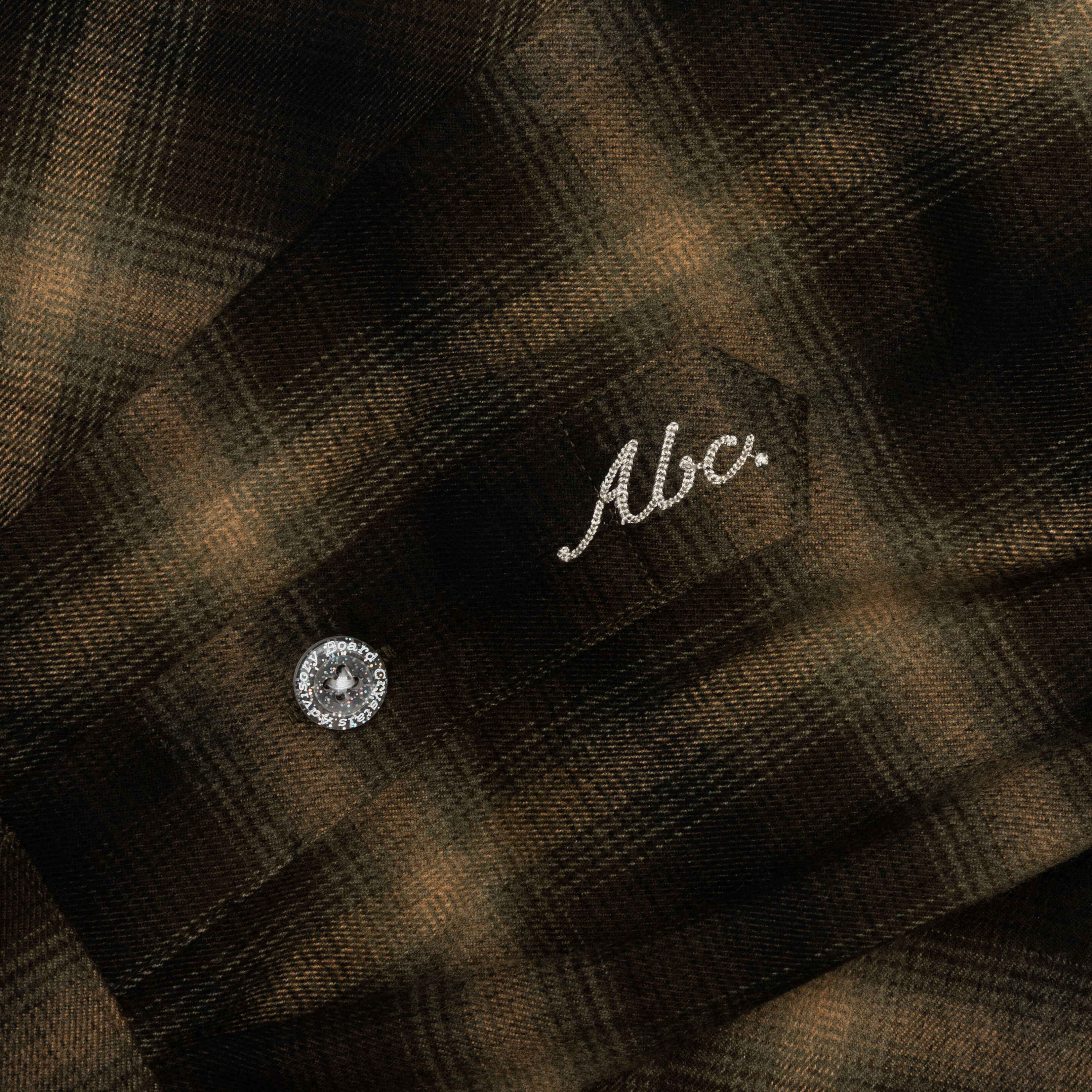 Abc. Flannel Plaid Puffer Quilted Jacket - Green