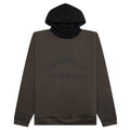 Nylon Fleece Hoodie - Ink/Jet Black